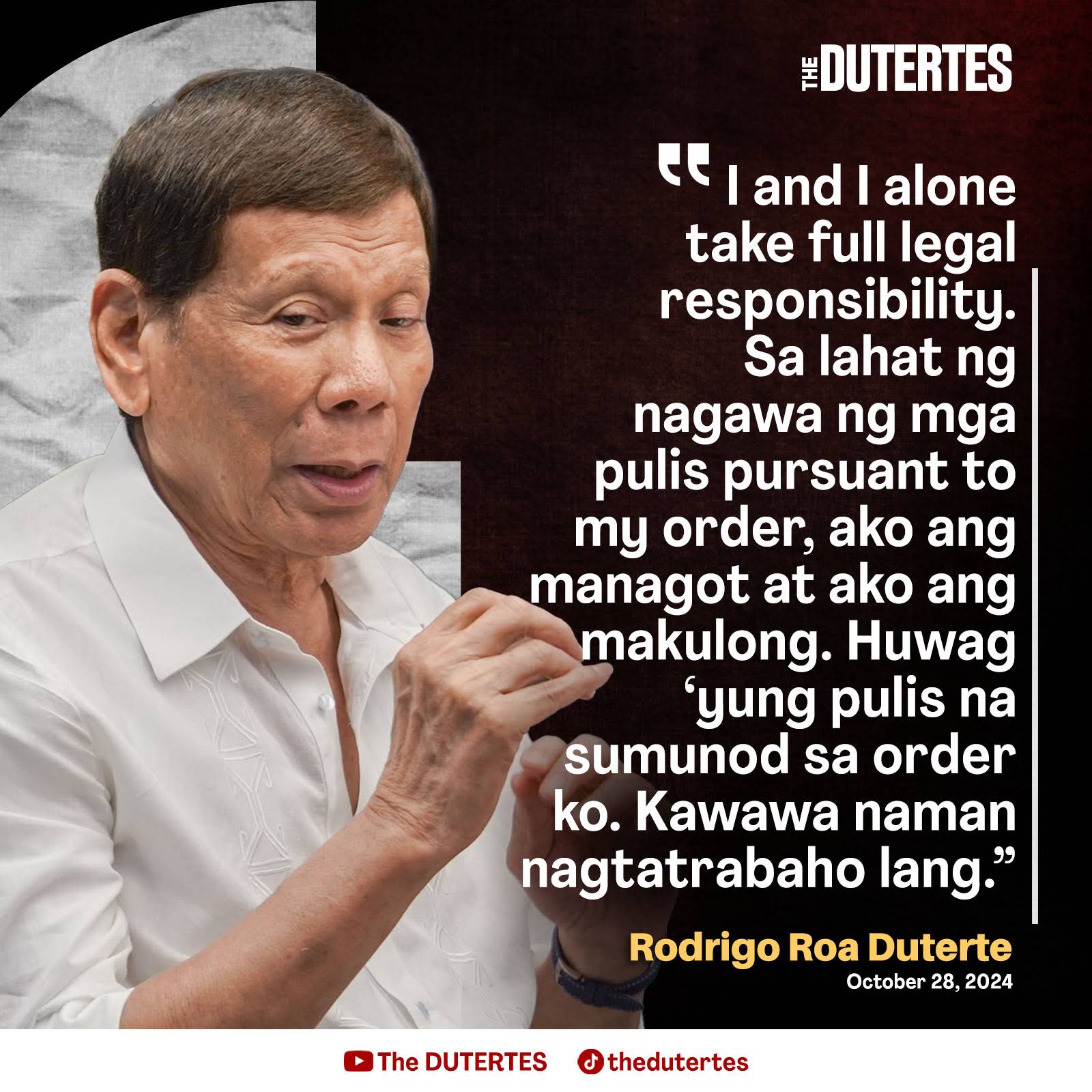 Post from The DUTERTES