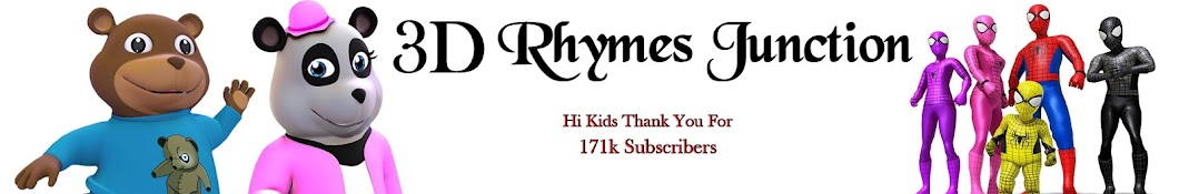 3D Rhymes & Toys Junction YouTube 频道头像