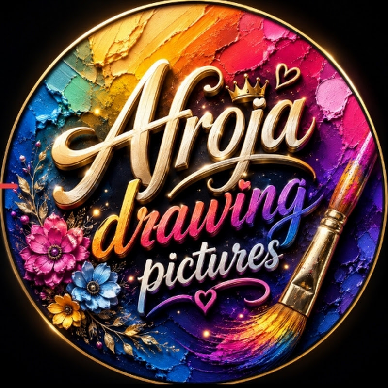 Afroja drawing pictures