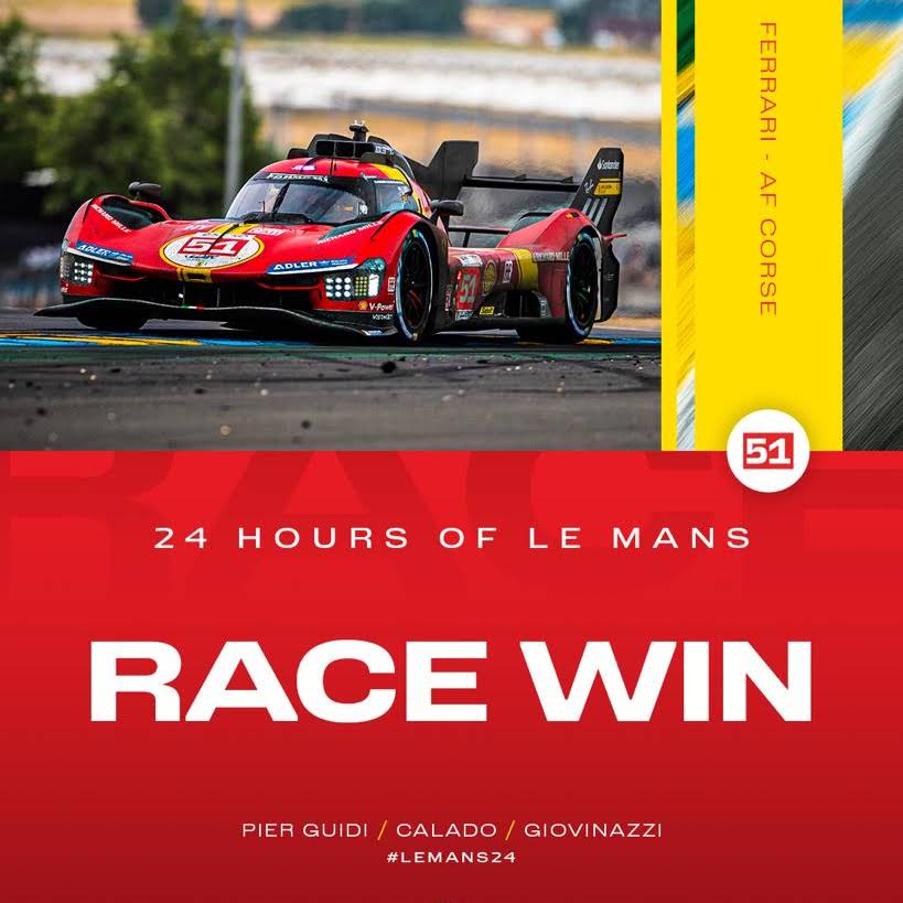 Post from Ferrari