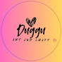 Duggu art🎨 and craft 🎀 logo