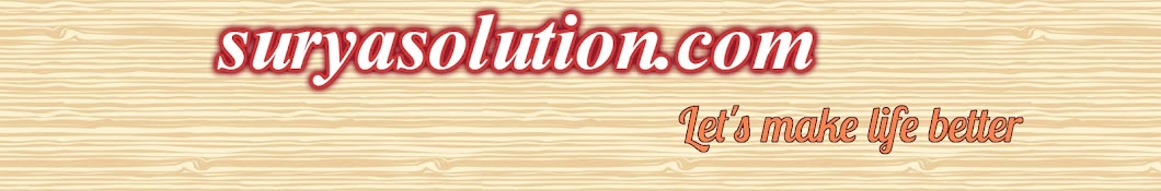 suryasolution.com YouTube channel avatar