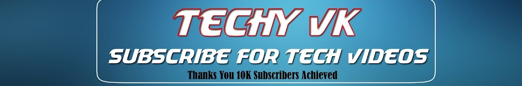 Techy VK Avatar canale YouTube 