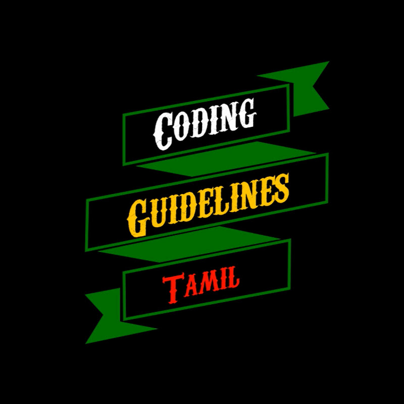 Coding Guidelines Tamil