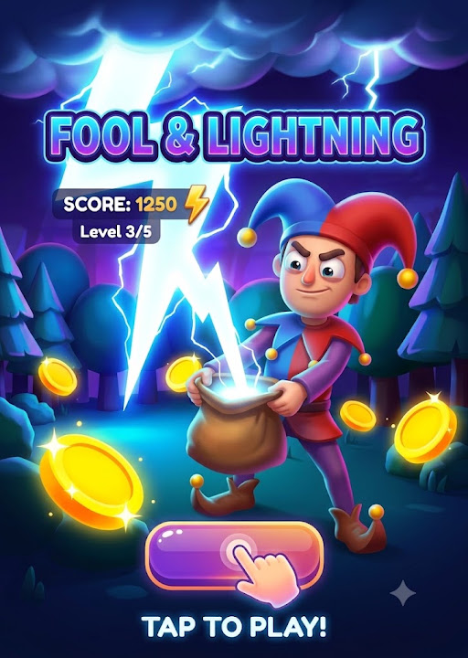 Fool & Lightning — cover art