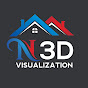 N 3d visualization logo
