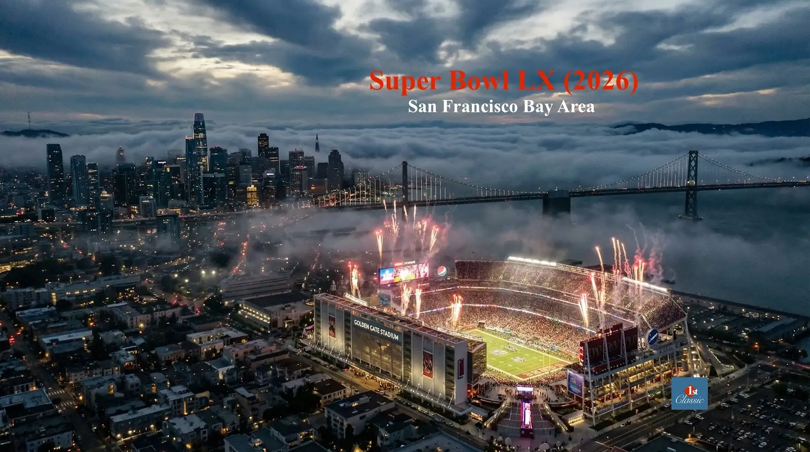 Game Day, Arrive in Style! Black Car, SUV & Sprinter Van Service for Super Bowl (2026) in SF.