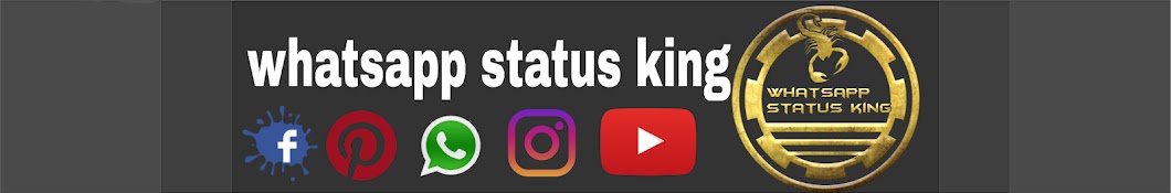 whatsapp status king Аватар канала YouTube
