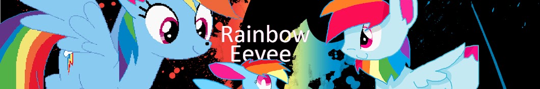 Rainbow Eevee YouTube channel avatar