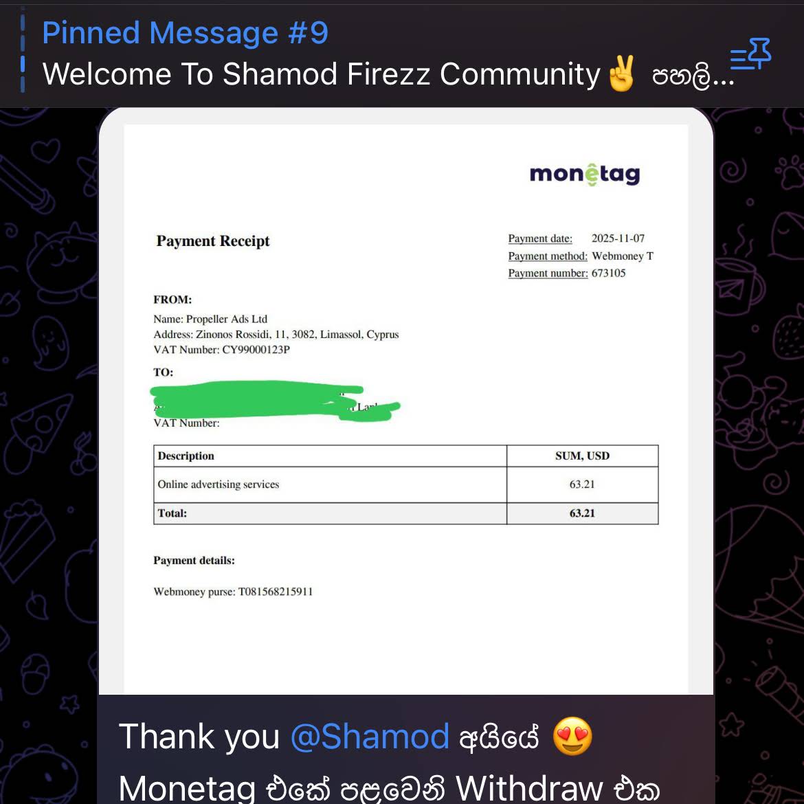 Post from Shamod Firezz