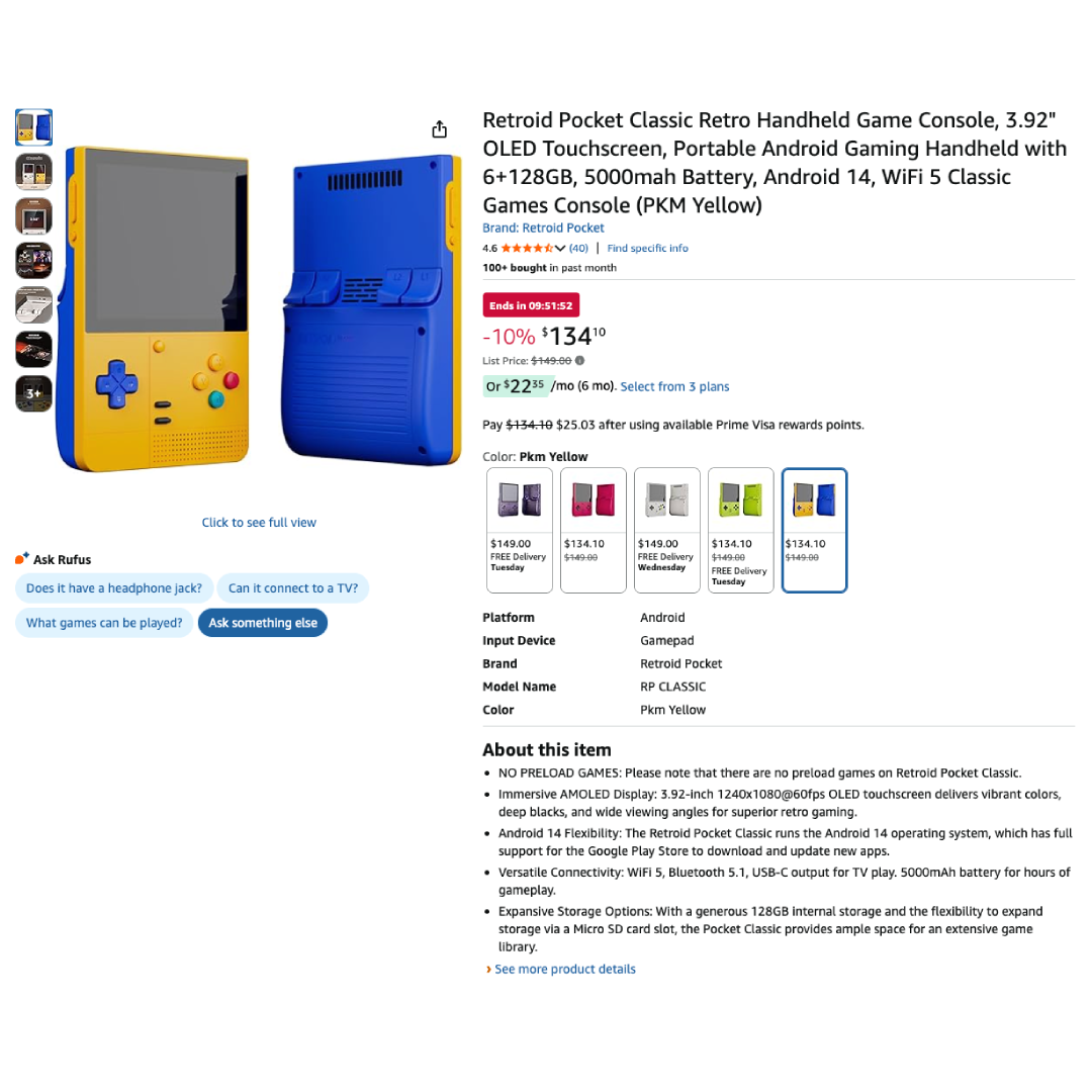 Post from Retro Game Corps