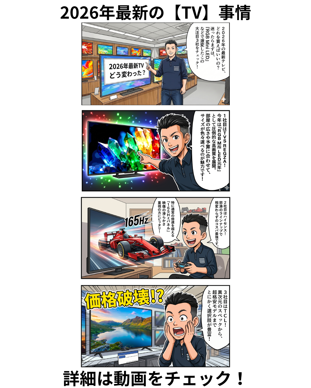 【決まりました】テレビ YouTube