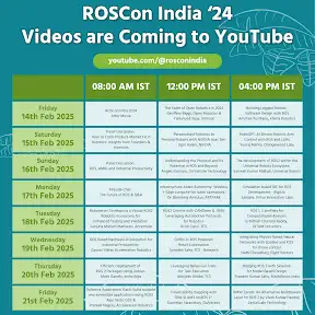 ROSCon India YouTube channel