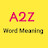 A2Z Word Meaning