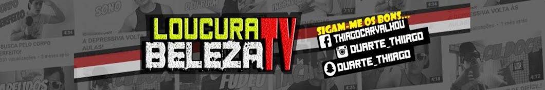 LOUCURAbelezaTV YouTube channel avatar