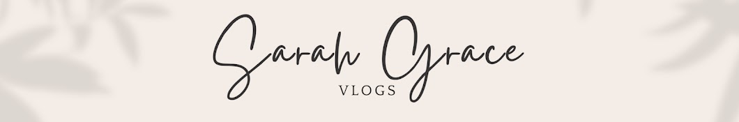 Sarah Grace Vlogs Banner