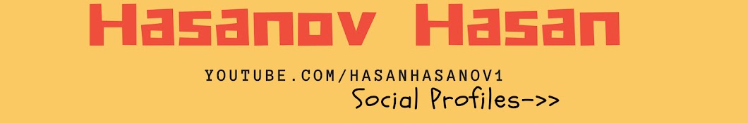 Hasan Hasanov YouTube channel avatar