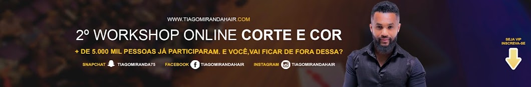 Tiago Miranda hair ইউটিউব চ্যানেল অ্যাভাটার