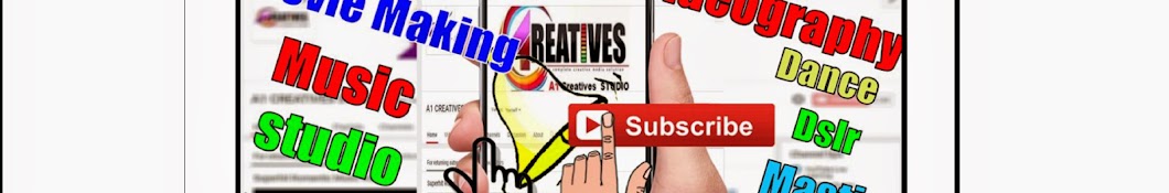 A1 CREATIVES STUDIO Avatar canale YouTube 