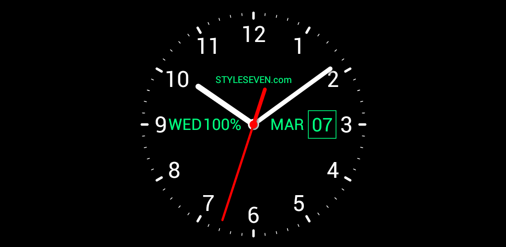 Analog Clock Live Wallpaper7 APK for Android Style7