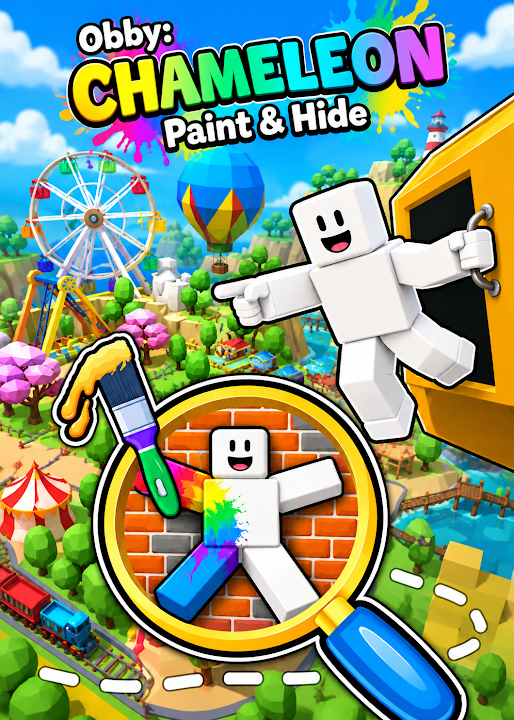 Obby: Chameleon - Paint & Hide — cover art