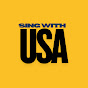 Sing with USA logo