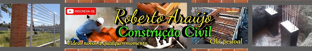 Roberto AraÃºjo ConstruÃ§Ã£o civil YouTube channel avatar