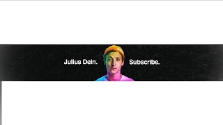 «Julius Dein» youtube banner