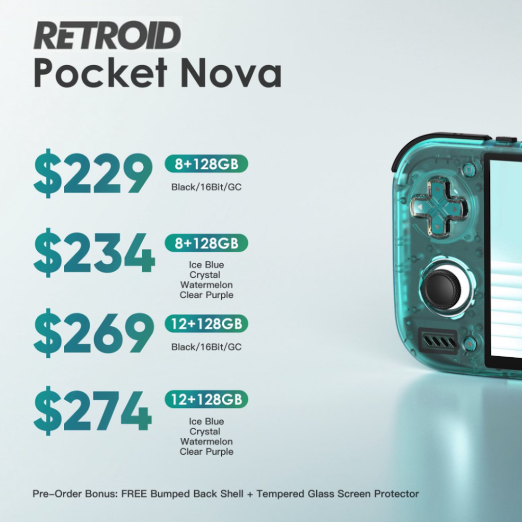 Retroid Pocket Nova 8+128GB セット アイスブルー Post from Retro Game Corps - YouTube