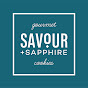 Savour and Sapphire [gourmet cookies] logo