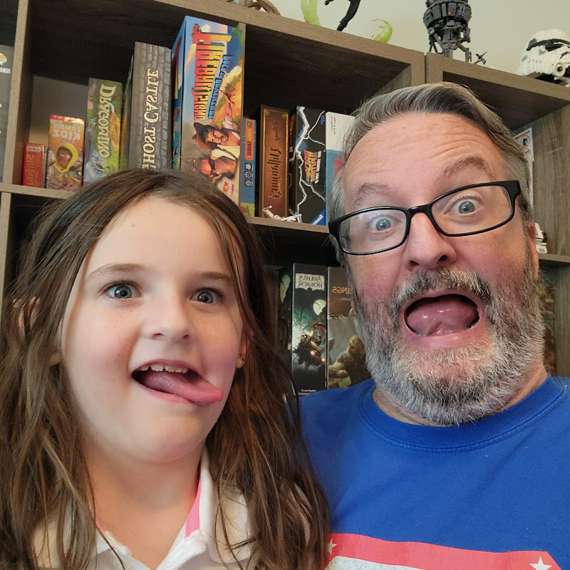 Dad and Daughter Play Games