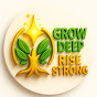 Modern Wisdom - Grow Deep Rise Strong logo