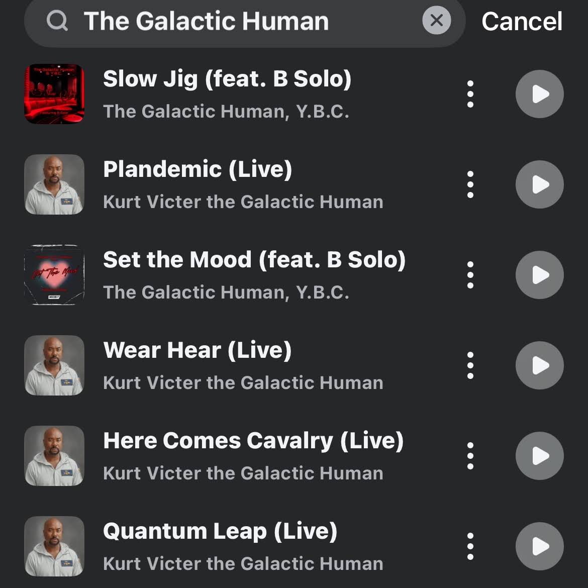 Post from The Galactic Human