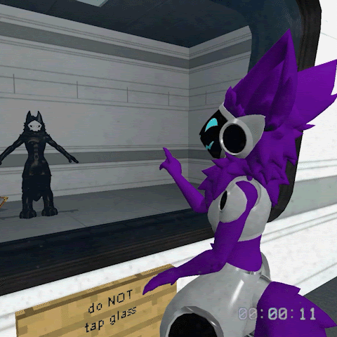 Post from generic purple protogen