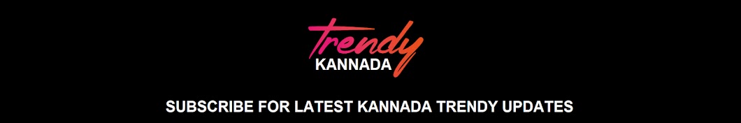 Trendy Kannada YouTube channel avatar