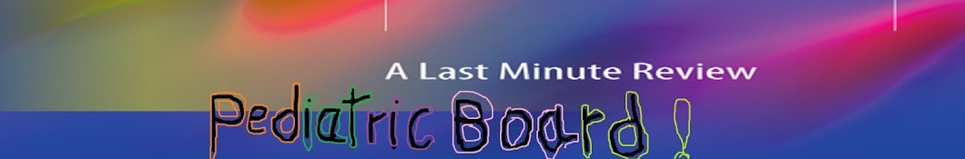 PEDIATRIC BOARD A LAST MINUTE REVIEW Avatar de canal de YouTube