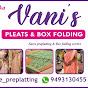 vani pleats& box folding service logo