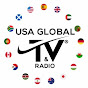 USA GLOBAL TV ® & RADIO logo