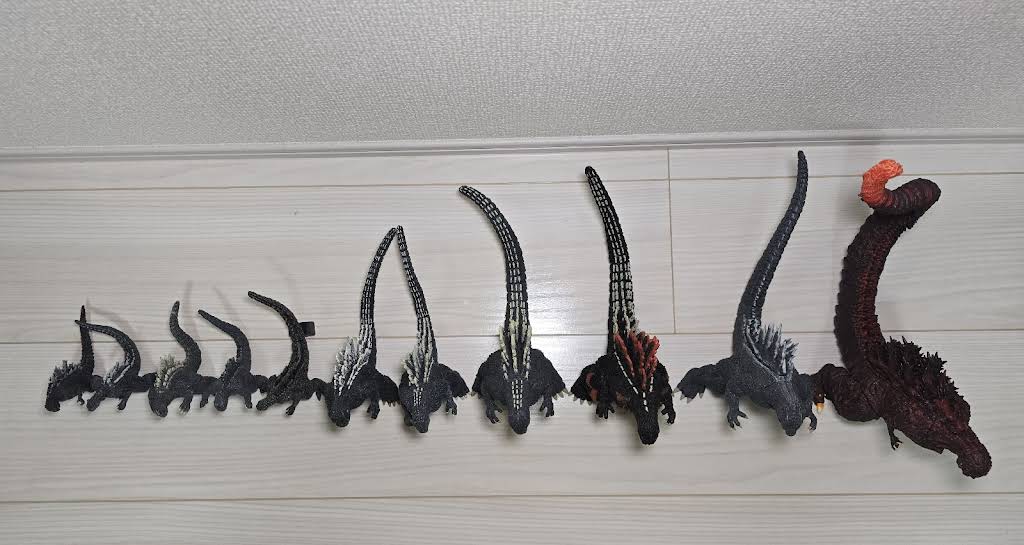 超貴重 歴代ゴジラ 当時物 まとめ売り バンダイナムコ 激造シリーズ 歴代ゴジラ・怪獣編 Part1 ゴジラ