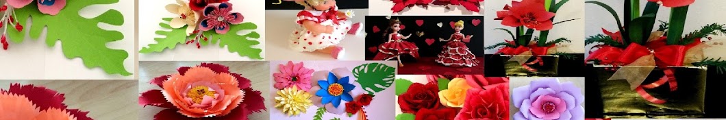 Paper flowers YouTube channel avatar