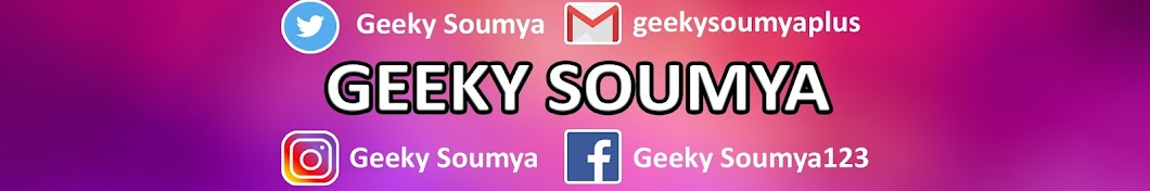 GEEKY SOUMYA यूट्यूब चैनल अवतार