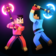 3D Block Gladiator: Sword Draw icon