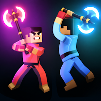 3D Block Gladiator: Sword Draw