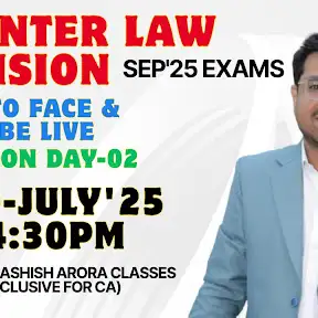 Ashish Arora Classes (Exclusive for CA)  YouTube channel