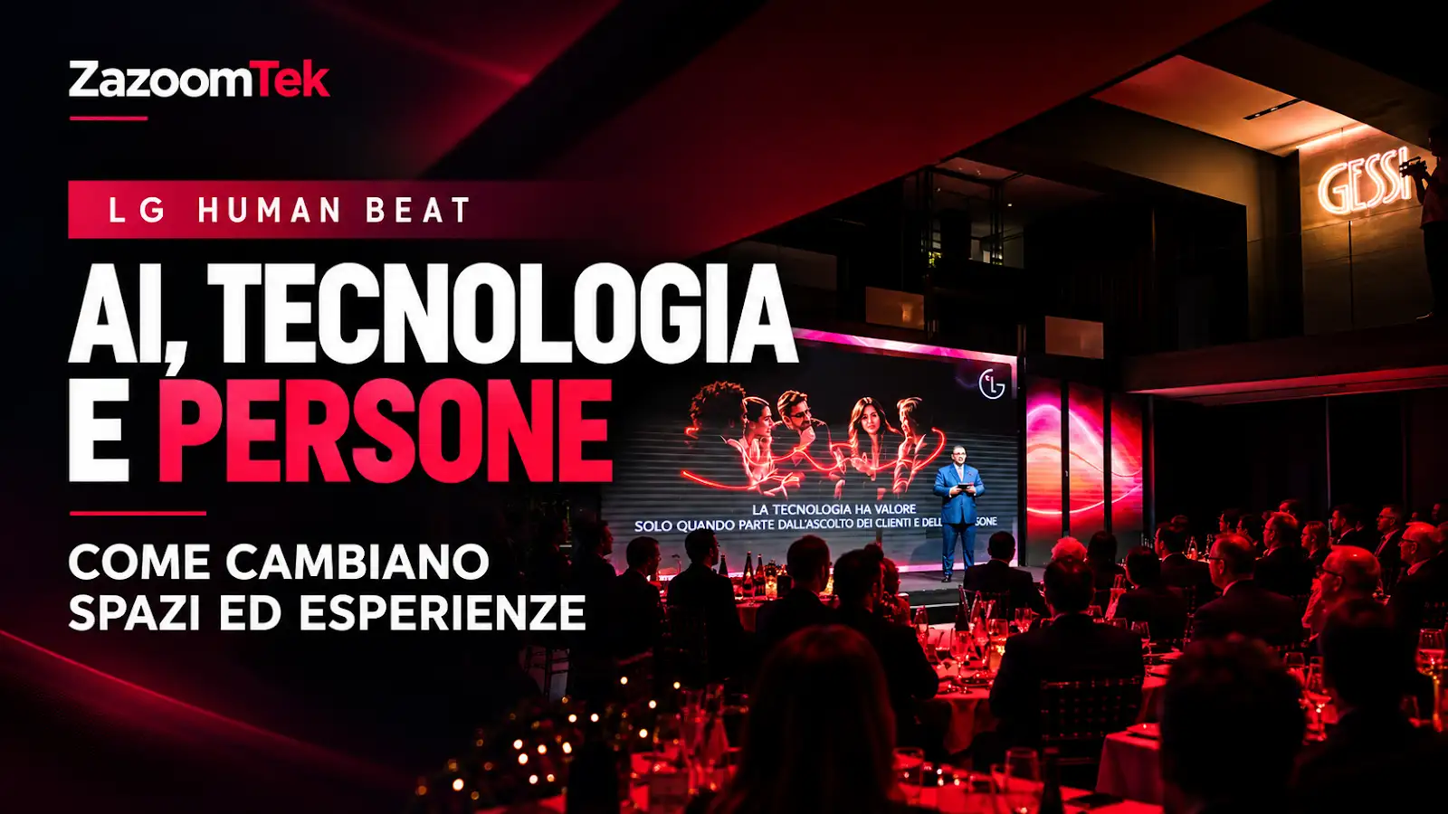 News: LG Human Beat mette al centro persone, AI e tecnologia per trasformare spazi ed esperienze