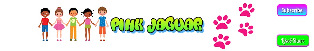 Pink Jaguar Kids TV YouTube channel avatar