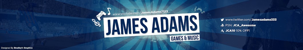 James Adams رمز قناة اليوتيوب