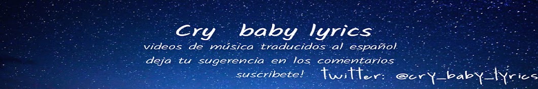Cry Baby Avatar del canal de YouTube