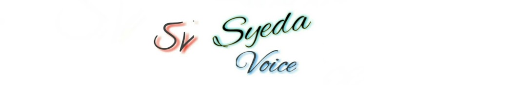 Syeda Voice YouTube kanalı avatarı