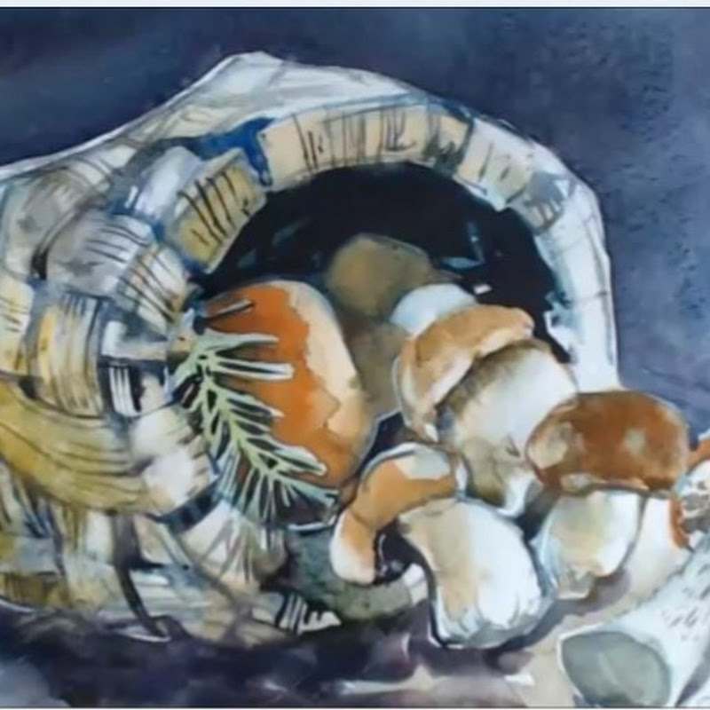 Watercolor painting is easy! Акварель-это просто!